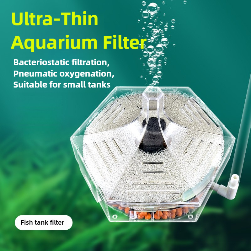 Marine Aquarium Bacteria - Round Thin Aquarium Fish Tank Filter