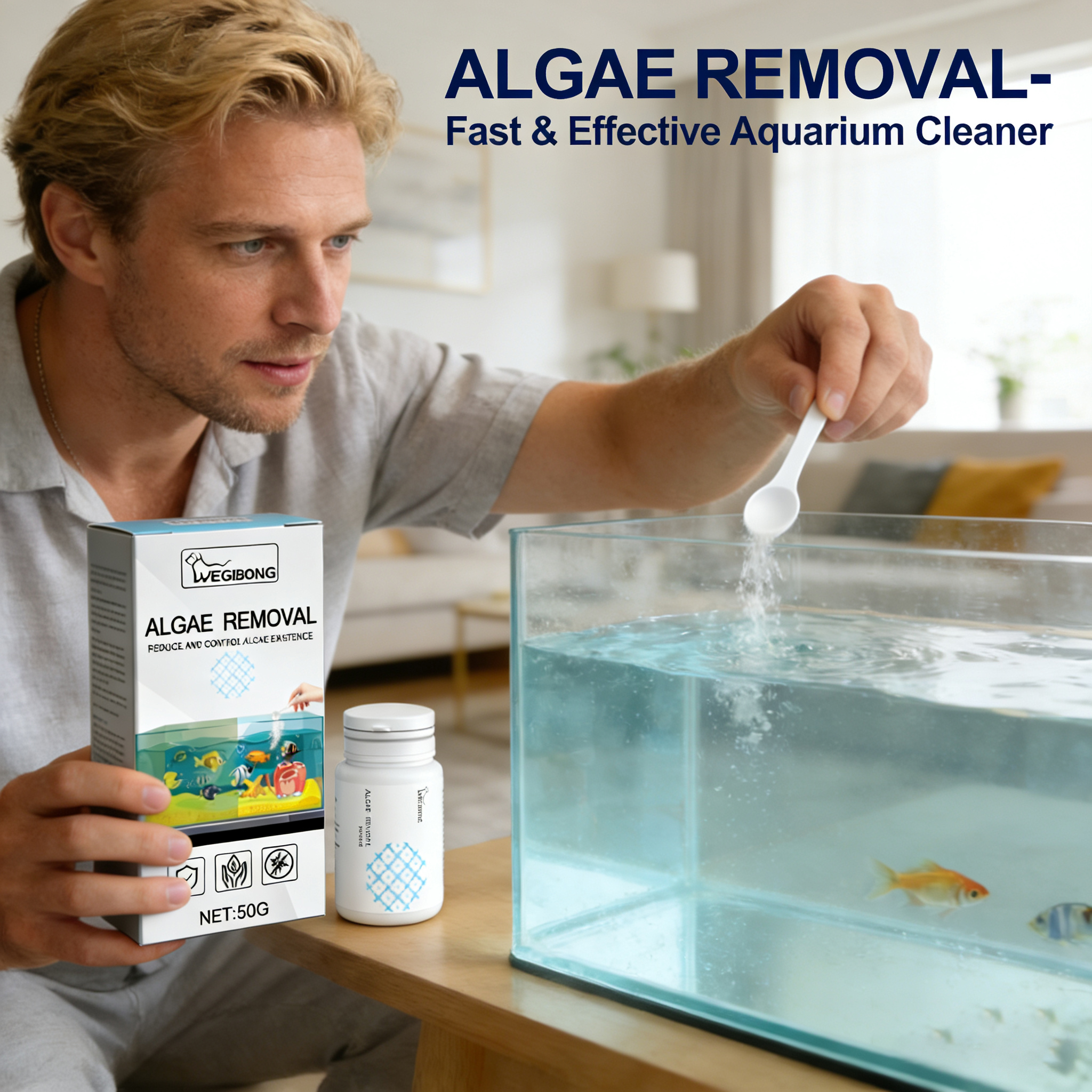Marine Aquarium Bacteria - Algae Removal Quickly Removing Fish Manure