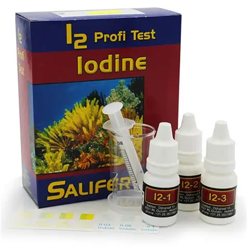 Salifert Iodine I2 Profi-Test  - огляд і ціна Marine Aquarium Test Kit