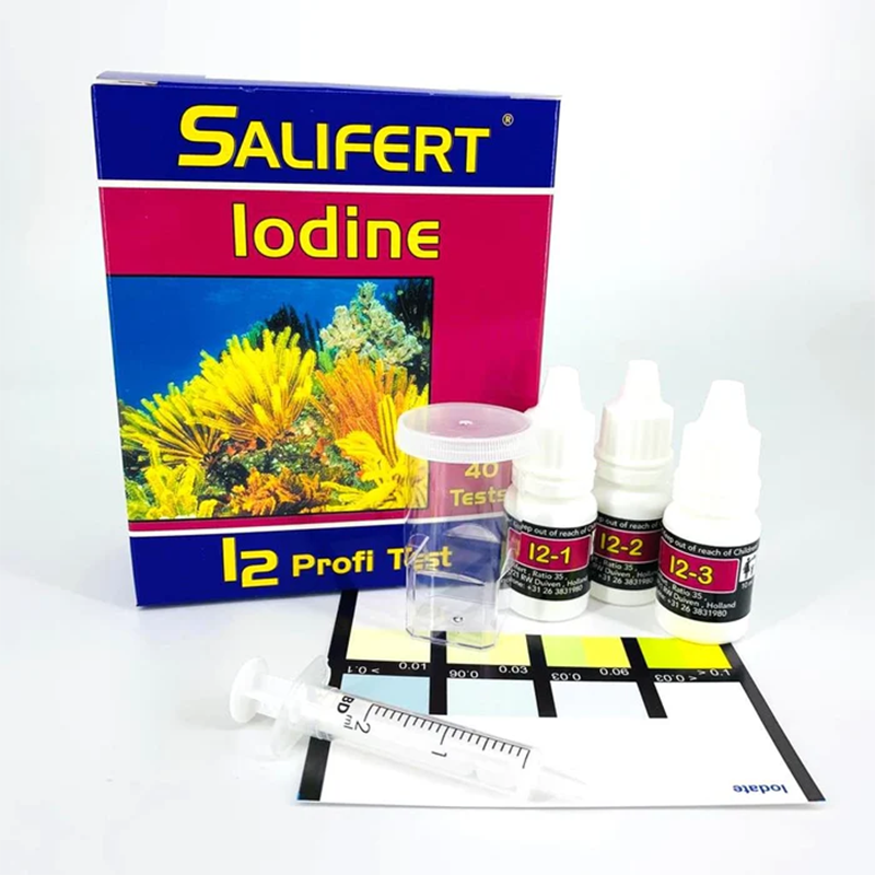Salifert Iodine I2 Profi-Test  - огляд і ціна Marine Aquarium Test Kit