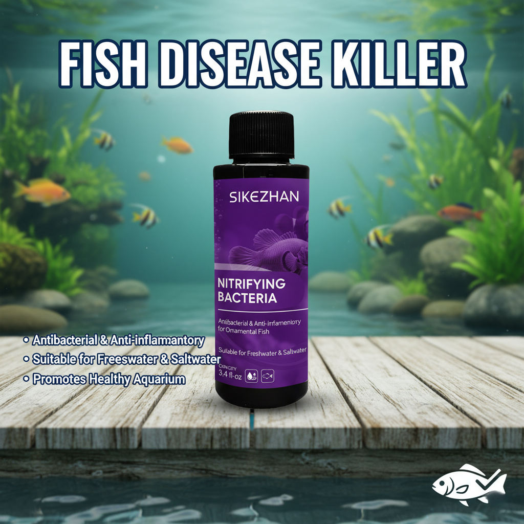 SIKEZHAN Fish Disease Treatmen - огляд і ціна Marine Aquarium Bacteria