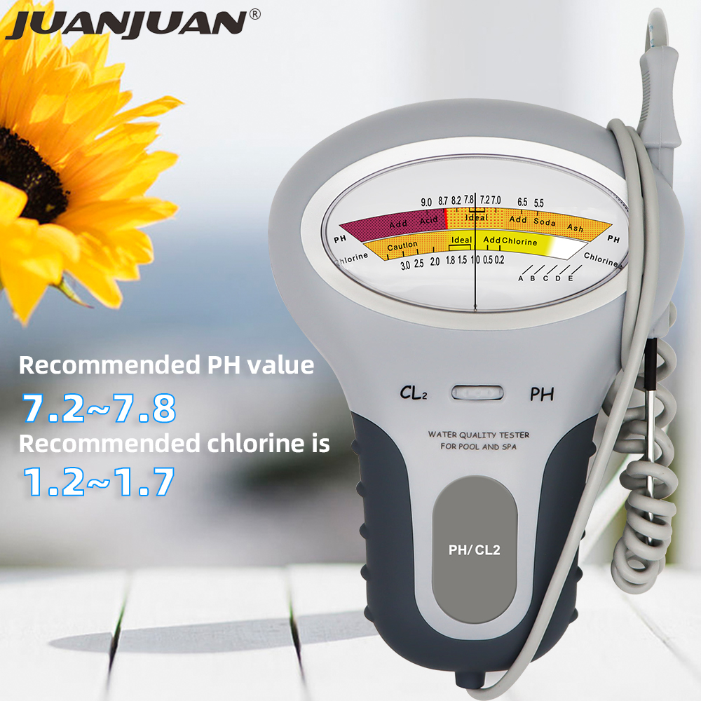 2 in 1 PH Chlorine Meter Chlor - огляд і ціна Marine Aquarium Test Kit
