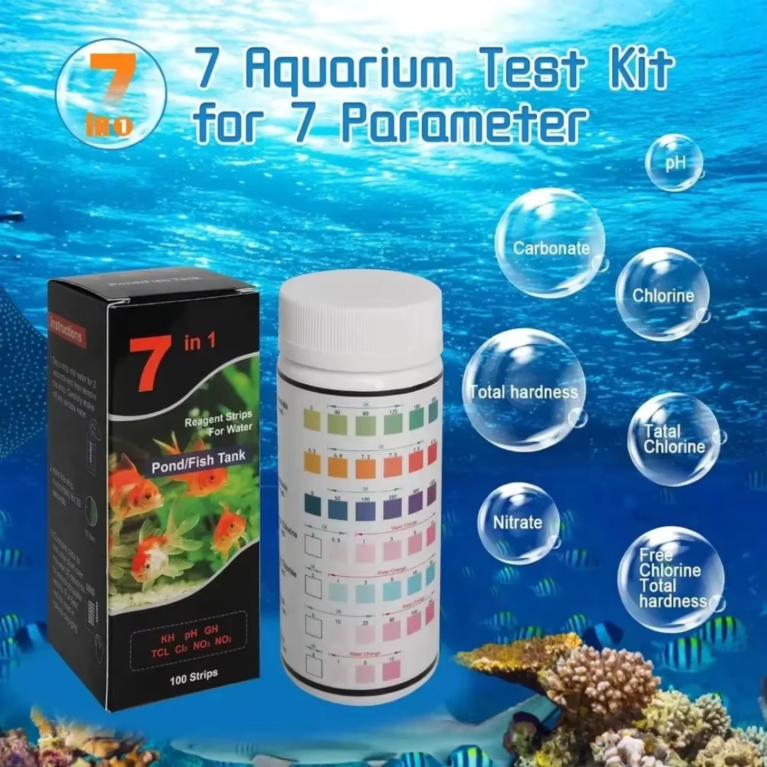 7-in-1 Aquarium Freshwater pH  - огляд і ціна Marine Aquarium Test Kit