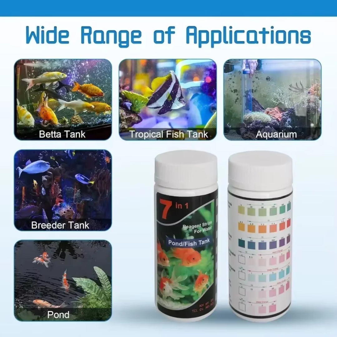 7-in-1 Aquarium Freshwater pH  - огляд і ціна Marine Aquarium Test Kit