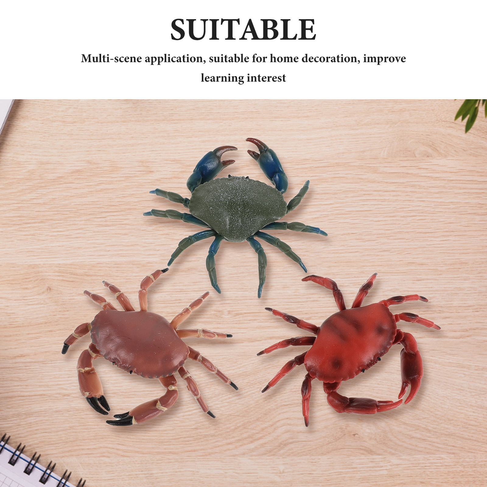 3Pcs Realistic Plastic Crab Fi - огляд і ціна Marine Aquarium Europe