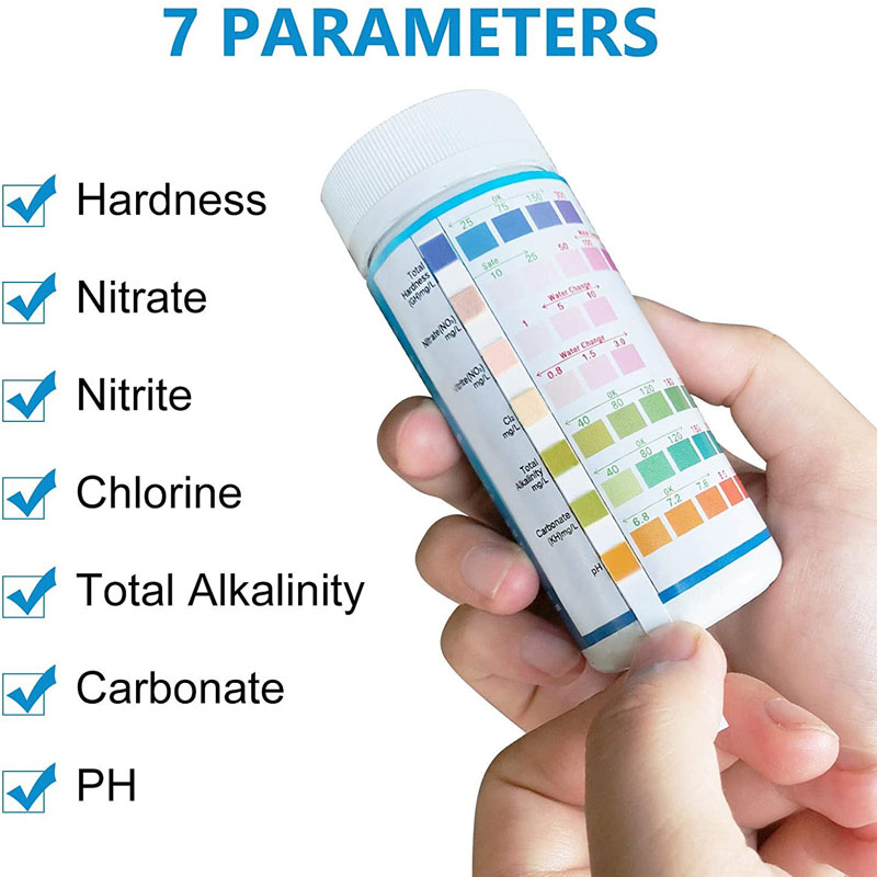 7-IN-1 Aquarium Test Strips 10 - огляд і ціна Marine Aquarium Test Kit