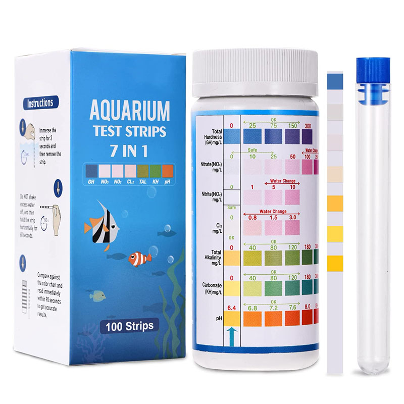 7-IN-1 Aquarium Test Strips 10 - огляд і ціна Marine Aquarium Test Kit