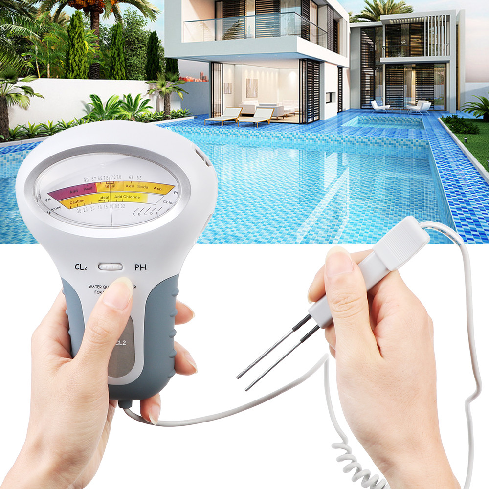 2 in 1 PH Chlorine Meter Teste - огляд і ціна Marine Aquarium Test Kit