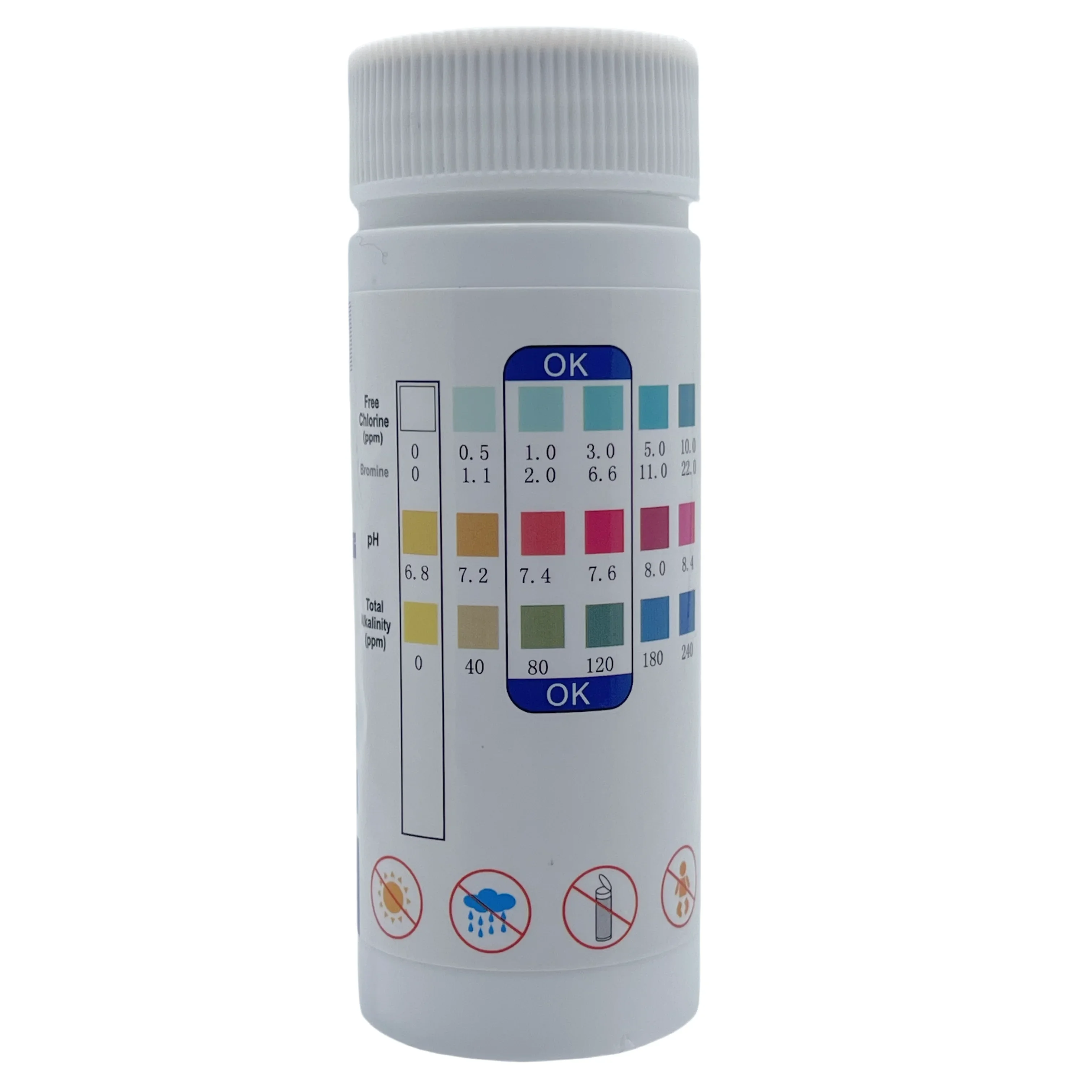 Chlorine PH Test Strips SPA Sw - огляд і ціна Marine Aquarium Test Kit