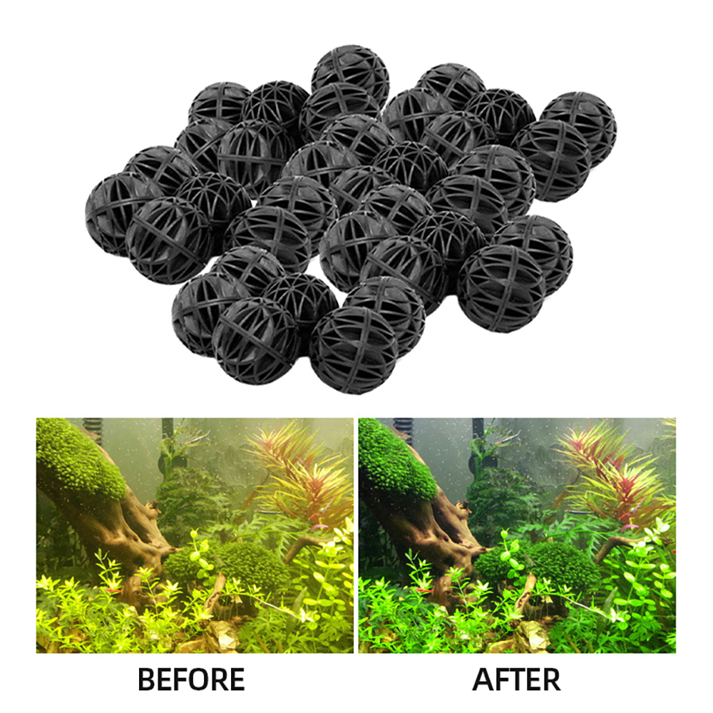100pcs 18mm Biological Bio Bal - огляд і ціна Marine Aquarium Bacteria