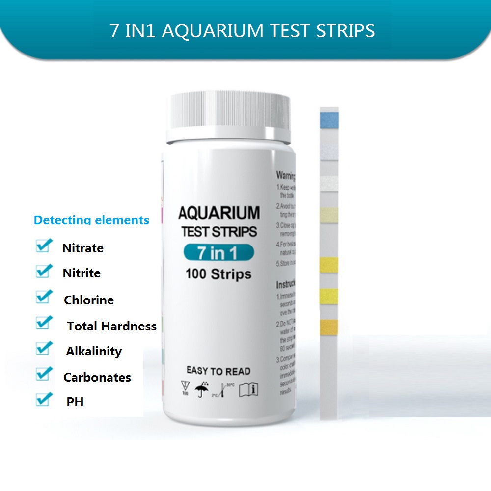 100Pcs Aquarium Test Strips Wa - огляд і ціна Marine Aquarium Test Kit