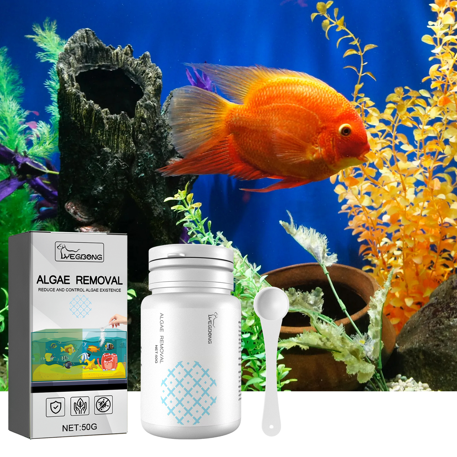 Algae Removal Quickly Removing - огляд і ціна Marine Aquarium Bacteria