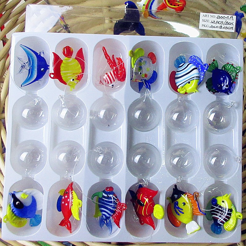 12pcs Mini Floating Glass Mari - огляд і ціна Marine Aquarium Europe