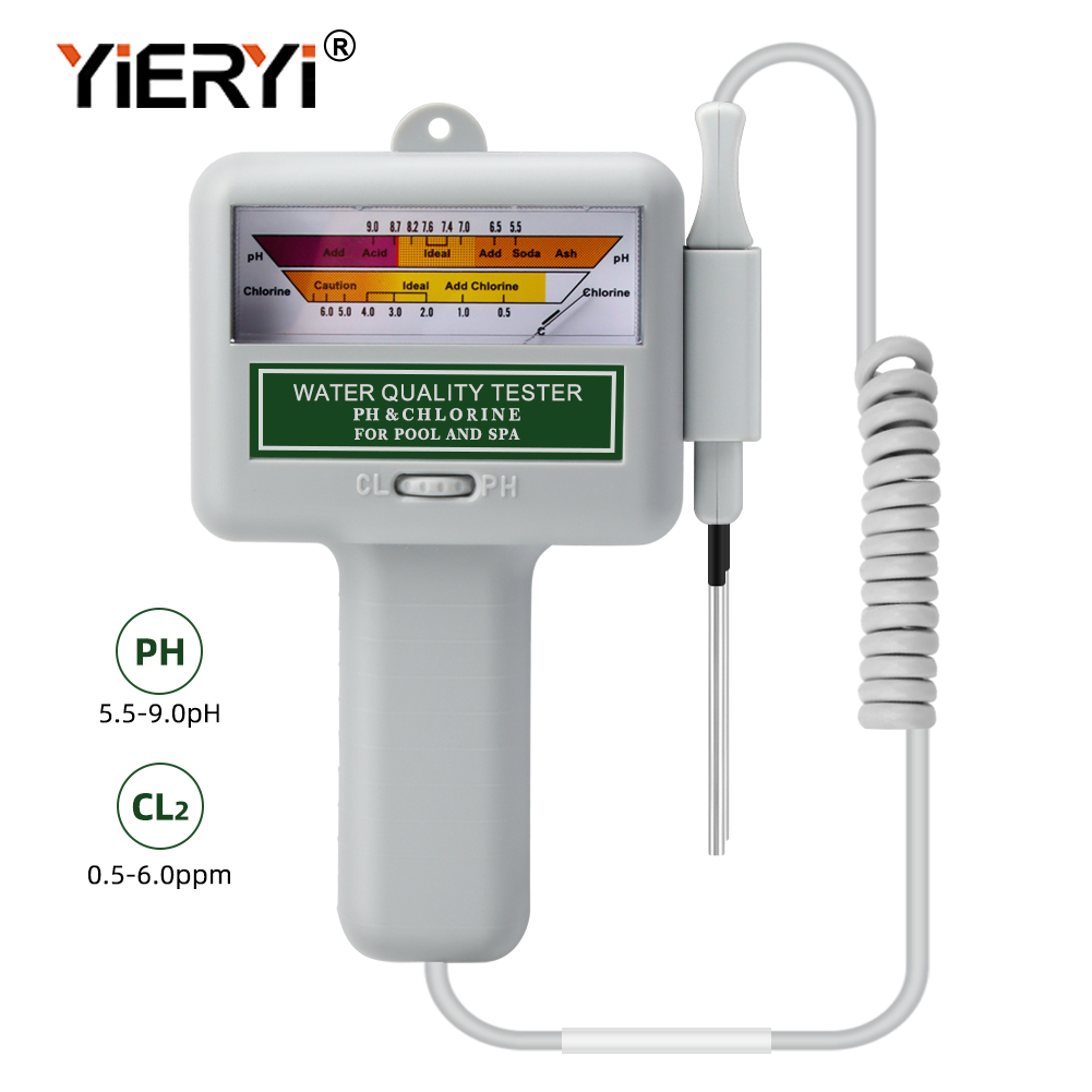Yieryi 2 In 1 PH & CL2 Meter S - огляд і ціна Marine Aquarium Test Kit