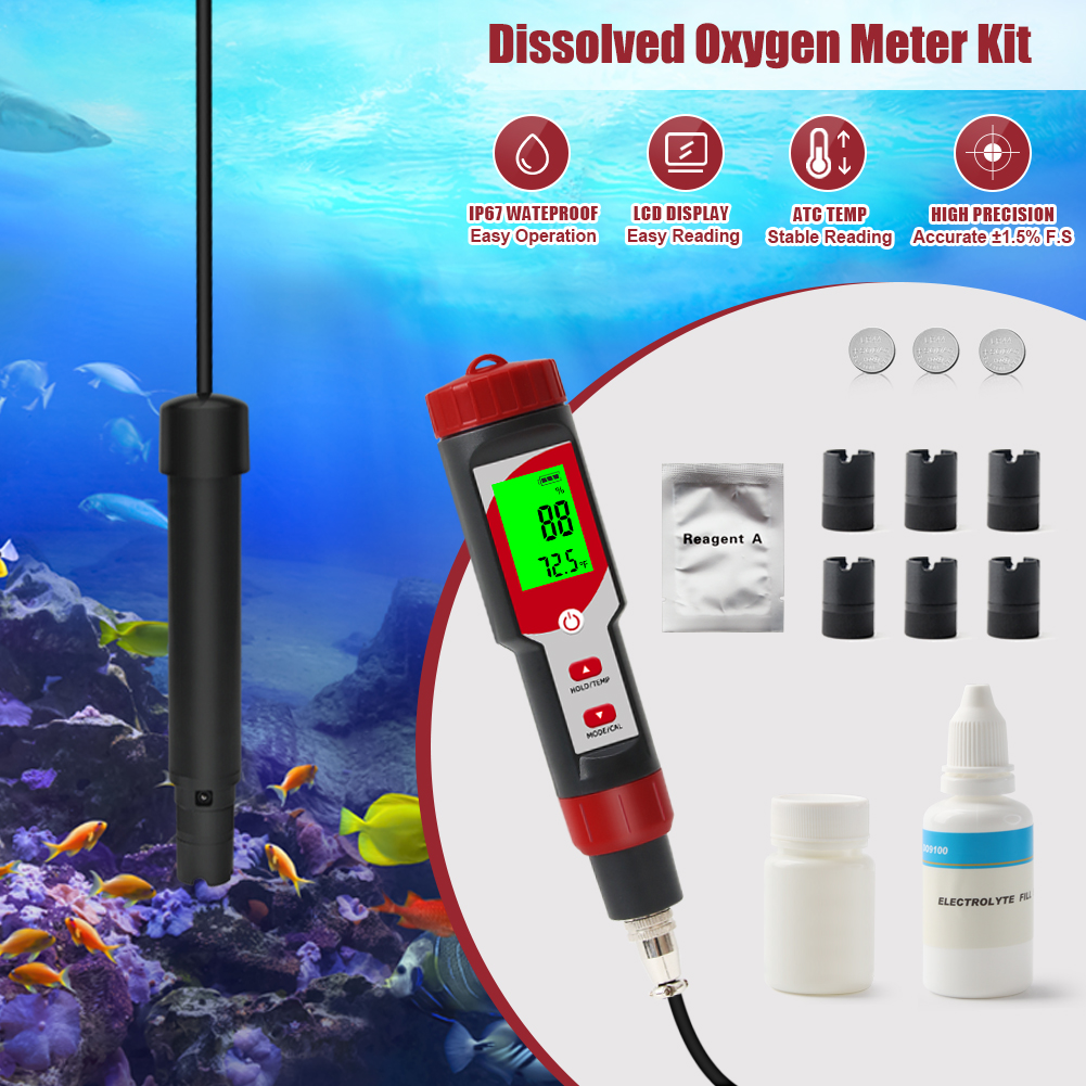 Dissolved Oxygen Meter for wat - огляд і ціна Marine Aquarium Test Kit
